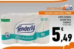 Tenderly - Carta Igienica Kilometrica Tenderly - Carta Igienica Kilometrica