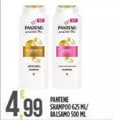 Pantene - Shampoo 625 Ml/Balsamo 500 Ml