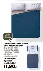 Coop - Lenzuolo Tinta Unita Con Angoli