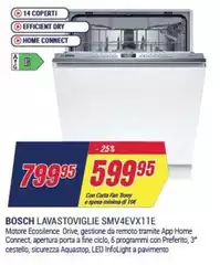 Bosch - Lavastoviglie SMV4EVX11E Bosch - Lavastoviglie SMV4EVX11E