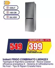 Indesit - Combinato L18SN2EX