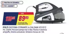Polti -  Sistema Stirante A Caldaia Vs1012