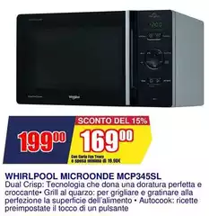 Whirlpool - Microonde MCP345SL