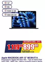 Apple - Macbook Air 13" Mc8k4t/a