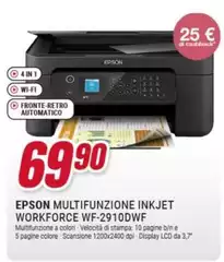 Epson - Multifunzione Inkjet Workforce WF-2910DWF