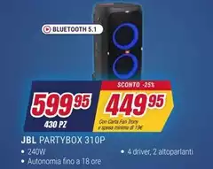 Jbl - Partybox 310p Jbl - Partybox 310p