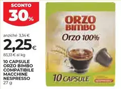 Nespresso - 10 Capsule Orzo Bimbo Compatibile Macchine