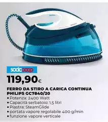 Philips - Ferro Da Stiro A Carica Continua GC7840/20 Philips - Ferro Da Stiro A Carica Continua GC7840/20