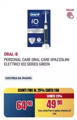Oral b - Personal Care Oral Care Spazzolini Elettrici Io2 Series Green