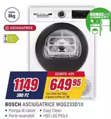 Bosch - Asciugatrice WQG233D11I