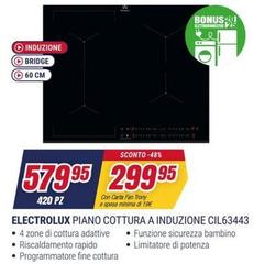 Electrolux - Piano Cottura A Induzione Cil63443