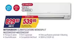 Mitsubishi - Climatizzatore Monosplit MULZW35YF-MSC2DW35F