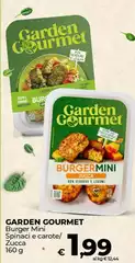 Garden gourmet - Burger Mini Spinaci E Carote/ Zucca