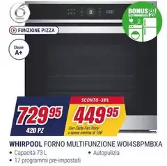 Whirlpool - Forno Multifunzione WO14S8PMBXA