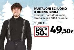 Brugi - Pantaloni Sci Uomo O Donna