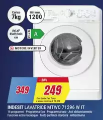 Indesit - Lavatrice  MTWC 71296 W IT