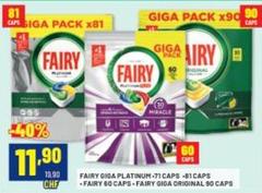 Fairy -  Giga Platinum/71 Caps/51 Caps/  60 Caps/  Giga Original 90 Caps