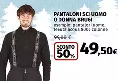 Brugi - Pantaloni Sci Uomo O Donna