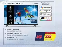 TCL - Tv Ultra Hd 4k 43" 43P69K TCL - Tv Ultra Hd 4k 43" 43P69K