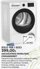 Whirlpool - Asciugatrice CWD83MWBSIIT