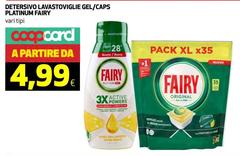 Fairy - Detersivo Lavastoviglie Gel/Caps Platinium