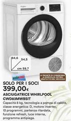 Whirlpool - Asciugatrice CWD83MWBSTIT