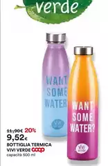 Vivi verde coop - Bottiglia Termica Vivi Verde