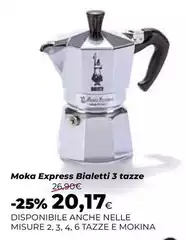Bialetti - Moka Express 3 Tazze Bialetti - Moka Express 3 Tazze