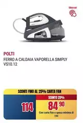 Polti - Ferro A Caldaia Vaporella Simply Vs 10.12