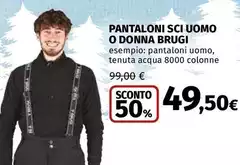 Brugi - Pantaloni Sci Uomo O Donna