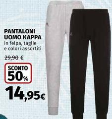 Kappa - Pantaloni Uomo