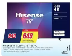 Hisense - Tv Qled 4k 75" 75E79Q Hisense - Tv Qled 4k 75" 75E79Q