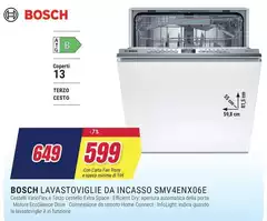 Bosch - Lavastoviglie Da Incasso SMV4ENX06E