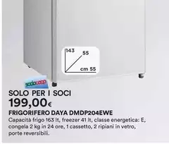 Daya - Frigorifero A DMDP204EWE