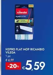 Vileda - H2PRO Flat Mop Ricambio
