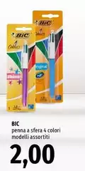 Bic - Penna A Sfera 4 Colori Modelli Assortiti Bic - Penna A Sfera 4 Colori Modelli Assortiti