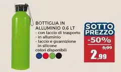 Bottiglia In Alluminio 0,6 Lt