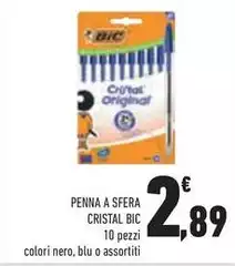 Bic - Penna A Sfera Cristal Bic - Penna A Sfera Cristal