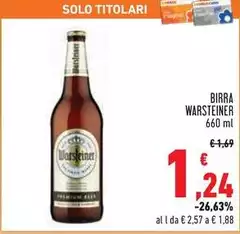 Warsteiner - Birra