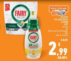 Fairy - Detersivo Per Lavastoviglie Platinum