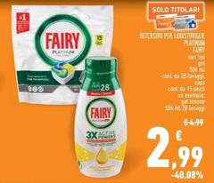 Fairy - Detersivo Per Lavastoviglie Platinium