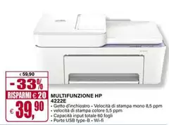 HP - Multifunzione 4222E 