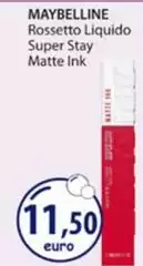 Maybelline - Rossetto Liquido Super Stay Matte Ink