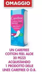 Carefree - Un Cotton Feel Aloe 20 Pezzi Carefree - Un Cotton Feel Aloe 20 Pezzi