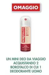 Borotalco - Un Mini Deo Da Acimistando 2  Di Cui 1 Deodorante Uomo