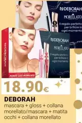 Deborah - Mascara + Gloss + Collana Morellato/ Mascara + Matita Occhi + Collana Morellato