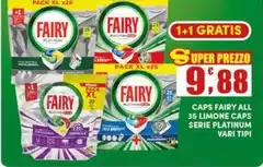 Fairy - Caps All 35 Limone Caps Serie Platinum