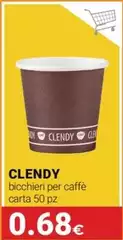 Clendy - Bicchieri Per Caffè Carta Clendy - Bicchieri Per Caffè Carta
