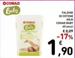 Conad - Baby Faldine Di Cotone Maxi