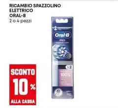 Oral b - Ricambio Spazzolino Elettrico
